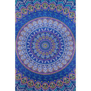 Taino Mandala Tapestry 60x90" by Sunshine Joy